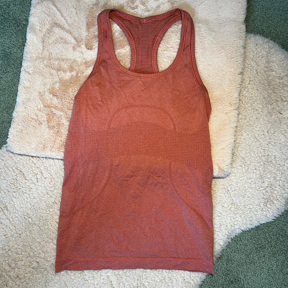 Lululemon coral swiftly Tech tank top